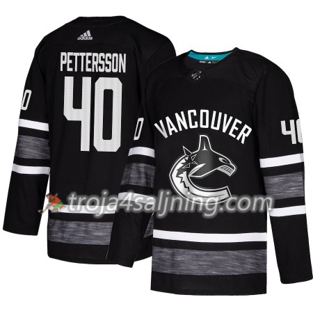 Vancouver Canucks tröja Elias Pettersson 40 Svart 2019 All-Star Adidas Authentic - NHL Tröjor Herr